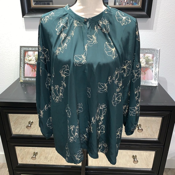 Erica Tanov Tops - Erica Tanov | Silk Floral Blouse